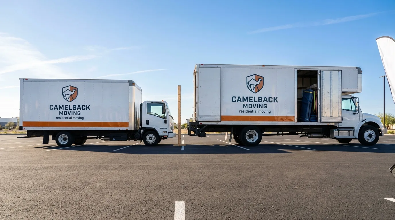 Moving truck size capacity guide in Stockville